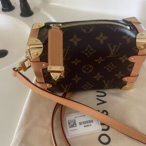 Louis Vuitton Brown Monogram Crossbody Bag PM Side Trunk used once!
